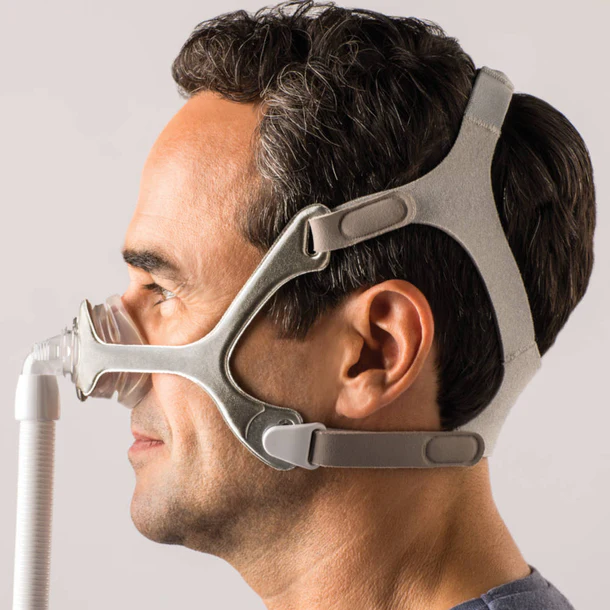 RespBuy-Philips-Respironics-Wisp-CPAP-Mask-with-Fabric-Frame-1094051-side Philips Wisp Nasal Mask