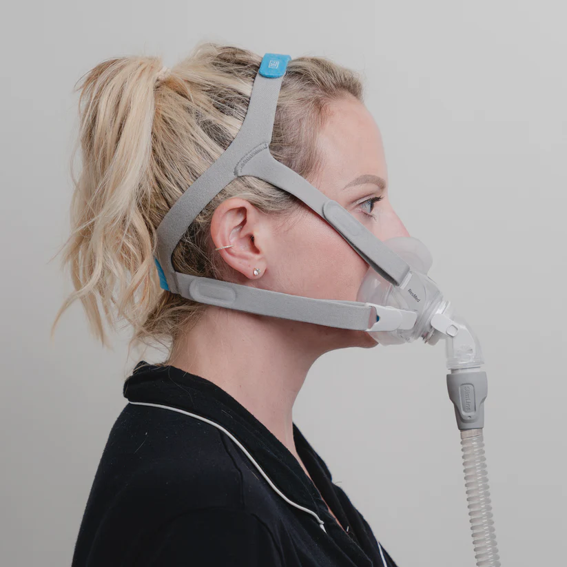 RespBuy-Resmed-Airfit-F30-Mask-Side Resmed Airfit F30 Full Face Mask - Powerful Freedom with Ultra-Compact Comfort