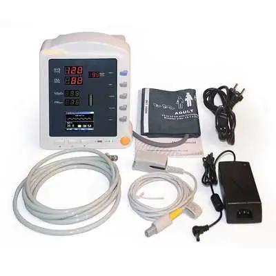 RespBuy-Contect-Newest-CMS5100-CONTEC-Vital-Signs-Monitor-CCU-ICU-Patient-Monitor-NIBP-SPO2 CONTEC CMS5100 Patient Monitor (Adult, Pediatric, Neonate or Veterinary Probes)