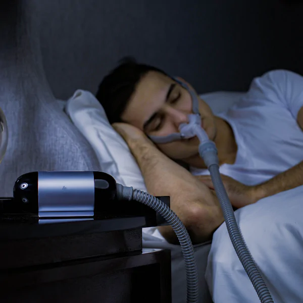 RespBuy-BMC-M1-Mini-Travel-CPAP-Sleeping BMC M1 Mini Travel Auto CPAP