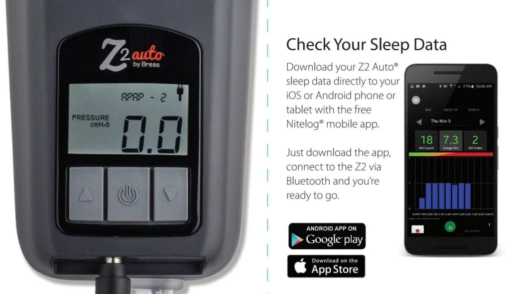 RespBuy-Breas-Z2-Auto-App Breas Z2 Auto Travel CPAP Machine