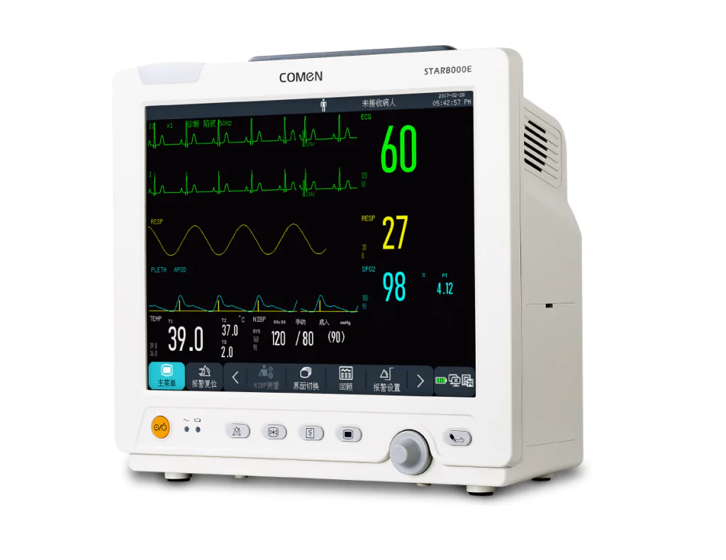 RespBuy-Comen-Star-8000E-Patient-Monitor Comen STAR8000E Cardiac 5 Para Patient Monitor