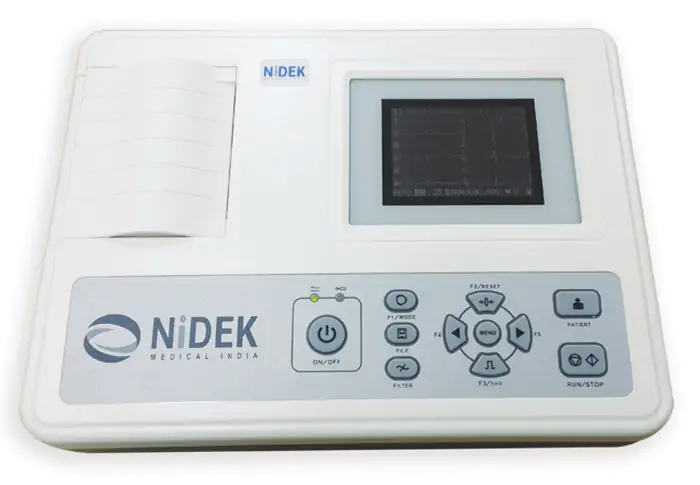 Respbuy-Nidek-703ECG Nidek ECG-703 3-Channel ECG Machine