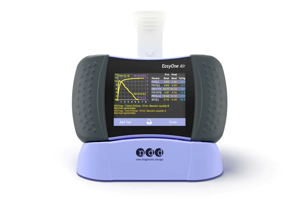 Respbuy_NDD_EasyOne Air_Spirometer 3 NDD EasyOne Air Portable & PC Spirometer