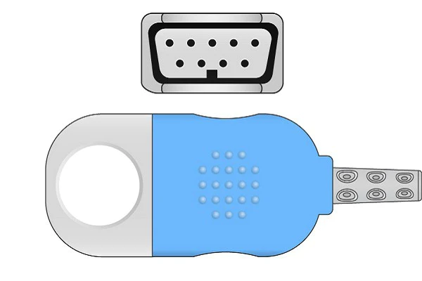 RespBuy-Nihon-Kohden-Compatible-SpO2-Adapter-Cable-20pin-DB9-Connector Nihon Kohden Compatible SpO2 Adapter Cable - JL-302T (DB9 to 20 Pin)