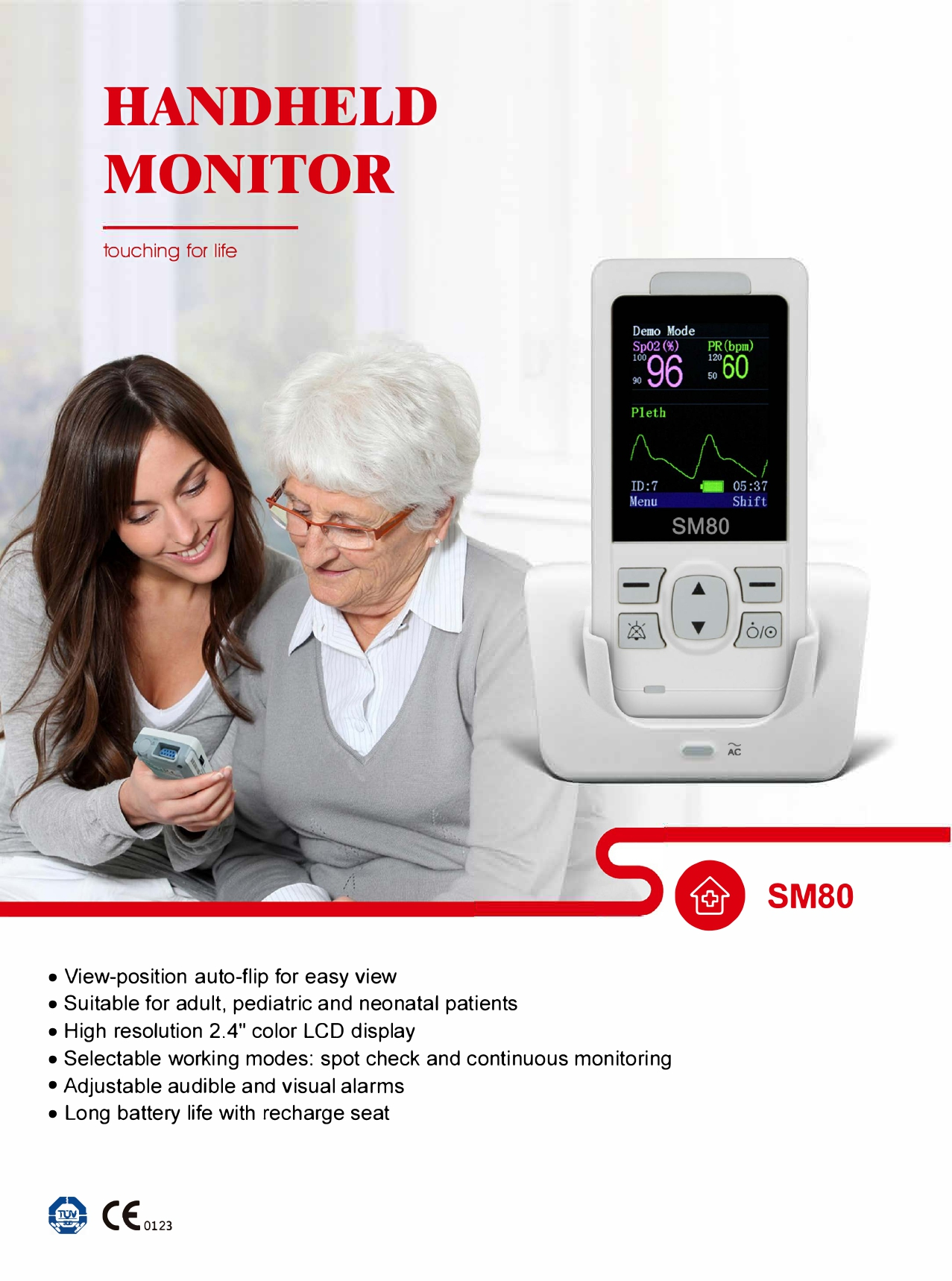 SM80 Handheld SPO2 Monitor