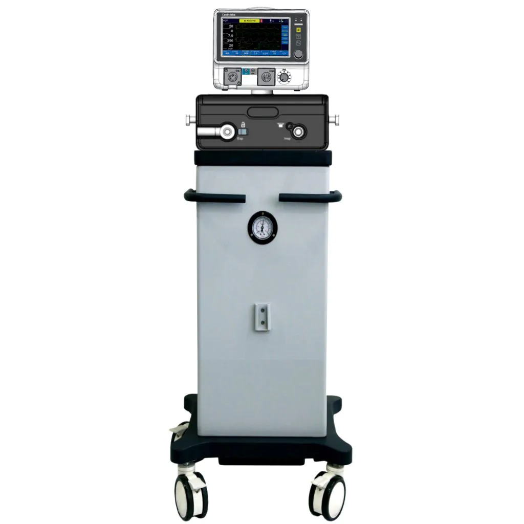 RespBuy-CardioLabs-Oxyvent-9C Plus-With-Trolley Cardiolabs Oxyvent-9C Plus Ventilator with HFNC