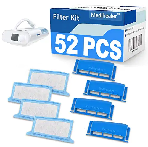RespBuy-MediHealer-52-Filter-Pack-For-Dreamstation Medihealer CPAP Filters 52 Packs Compatible With Philips Dreamstation