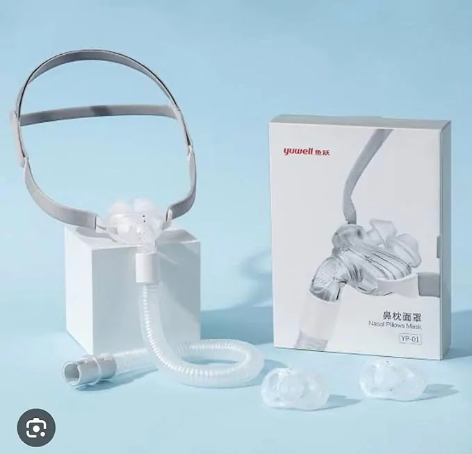 Respbuy_Yuwell_YP01_Nasal Pillow Mask 4 Yuwell YP-01 Nasal Pillows CPAP Mask – Ultra-Light, Whisper-Quiet